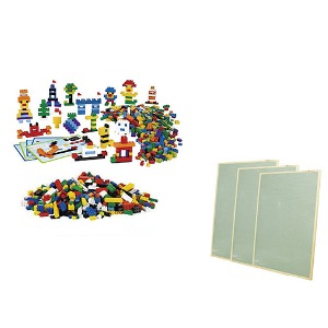 DS041807 레고벽걸이놀이시스템3판+시스템브릭2000pcs